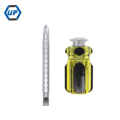 Multi Portable Opening hand Tool Mini Screwdriver Kit Chrome vanadium steel alloy promotional Stubby Screwdriver