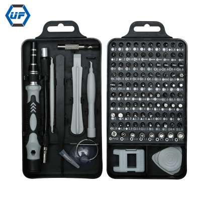 2020 new plastic large handle 117 in 1 Repair Tool Kit Screwdriver Set for iphone laptop