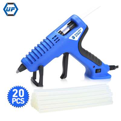 2020 Professional Hot Melt Glue Gun Muzzle short Mouth Pistol Glue with 20pcs Glue Sticker 30W 40W